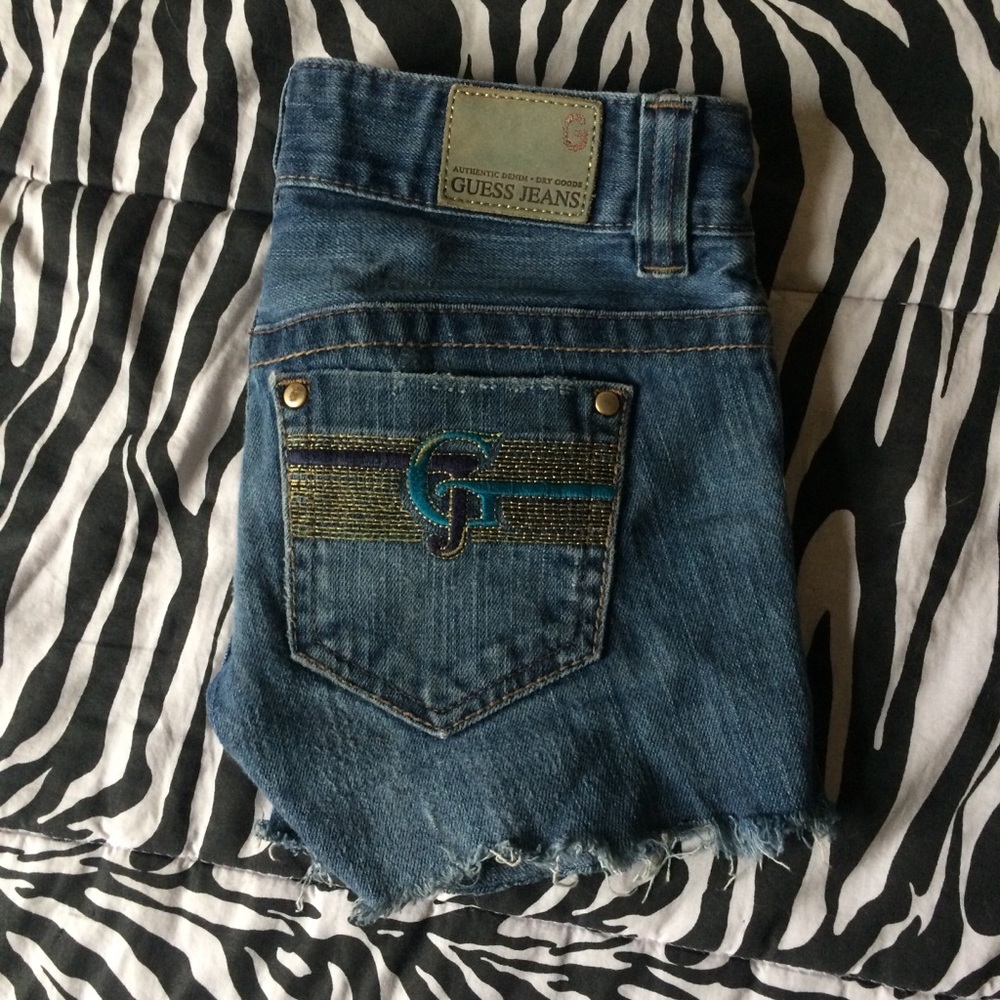 Guess Cut off Jean Shorts